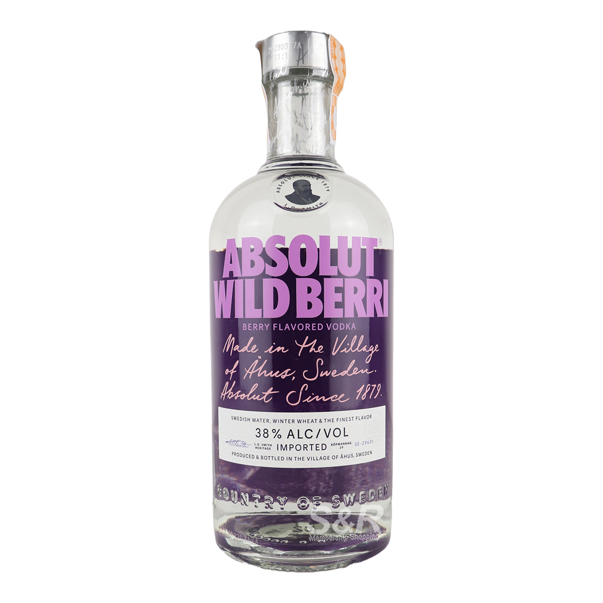 Absolut Wild Berri Flavored Vodka 700mL